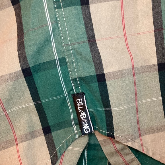 Plaid Billabong Button Down - Picture 5 of 6